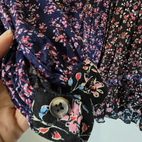 Free People Lost in You Floral Printed Mini Dress XL - Picture 8 of 8